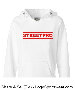 Streetpro D-Hoodie Soccerboys White/Red Design Zoom